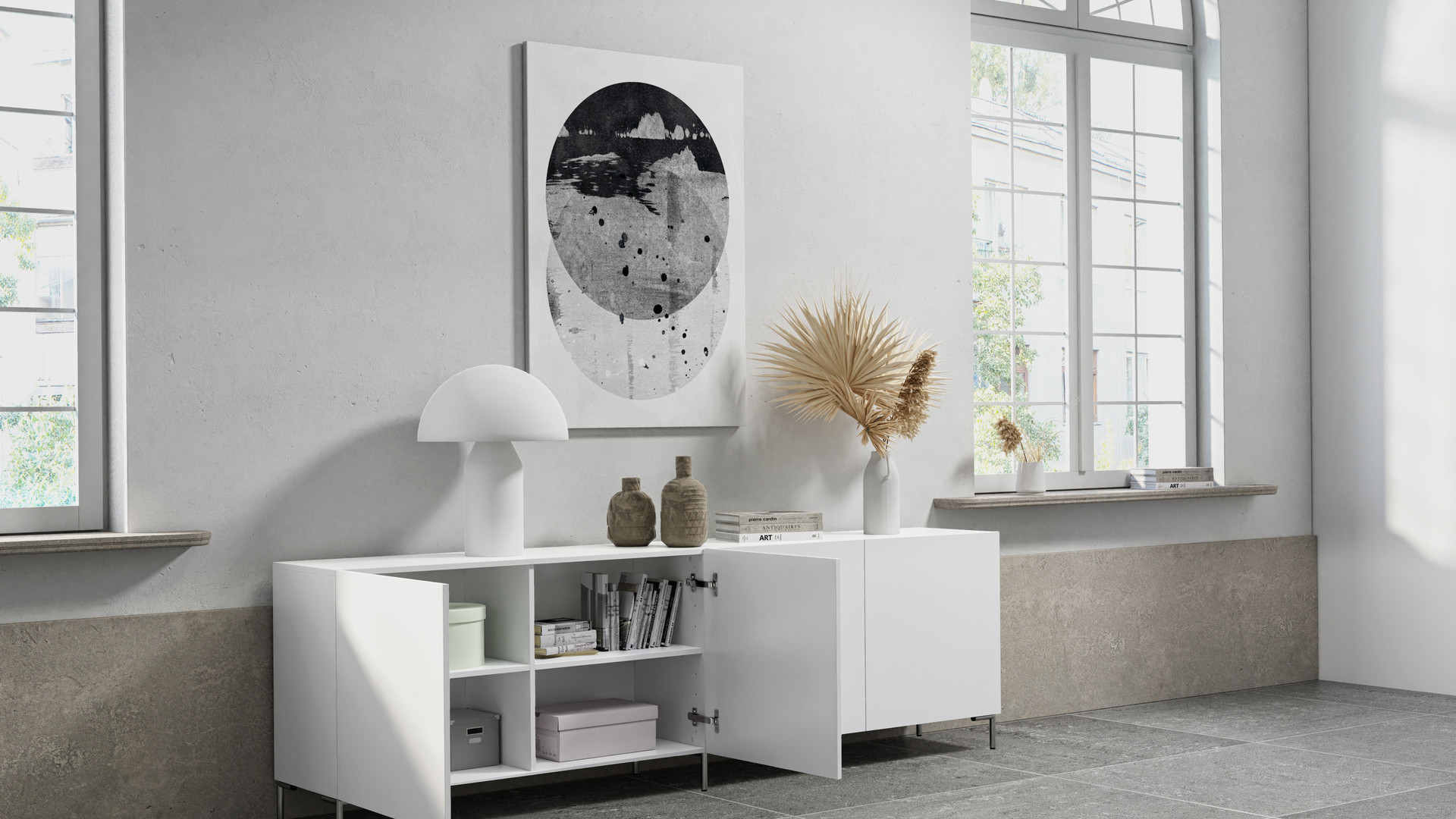 Wuun Living - Somero Sideboard SDF5 mit Füßen I...