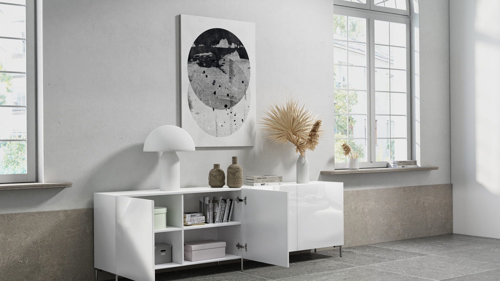 Wuun Living - Somero Sideboard SDF5 mit Füßen I...