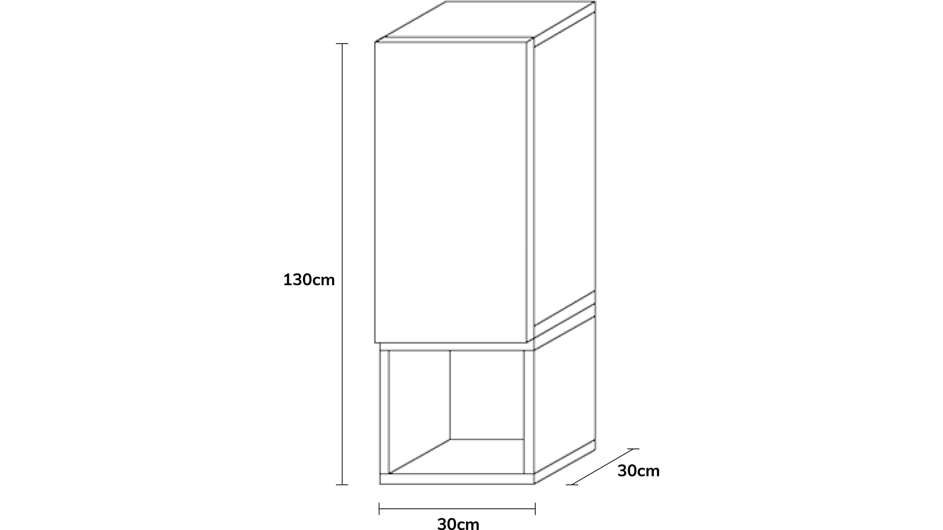 Wuun Living - Somero Hochschrank SB2