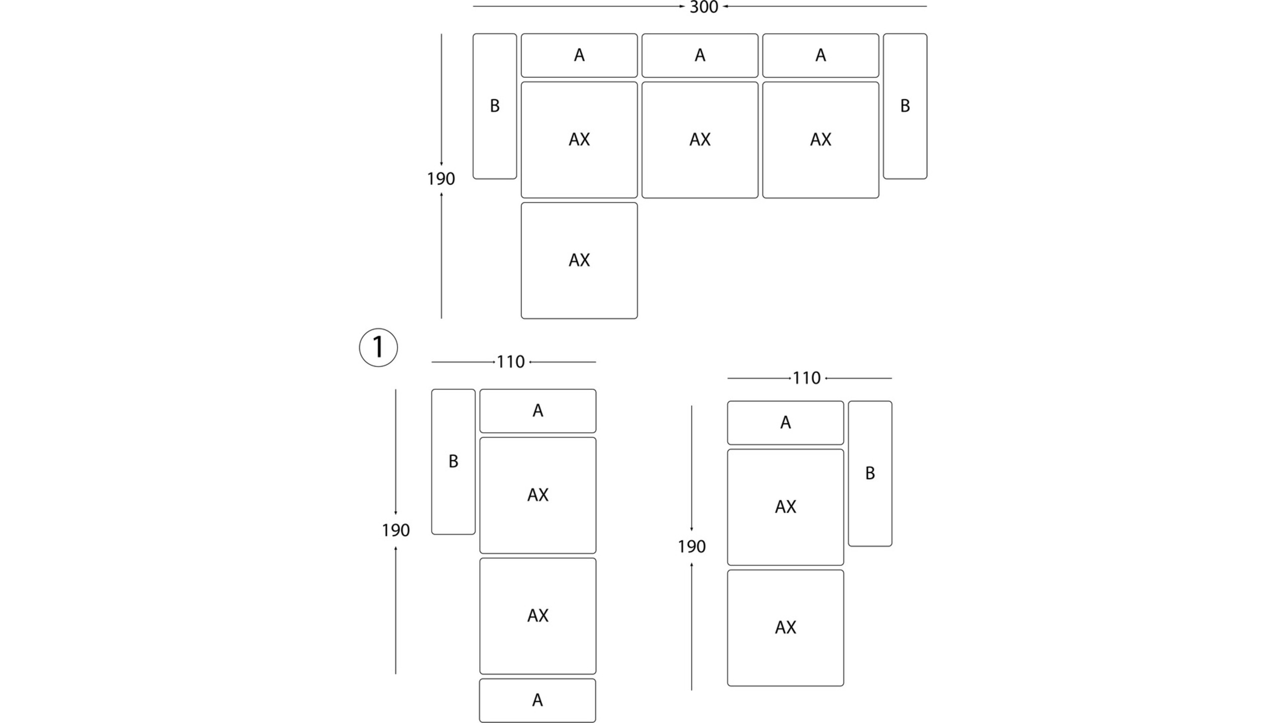 Wuun Living - Wuun®Sofa Luno Typ 018 I 300cm
