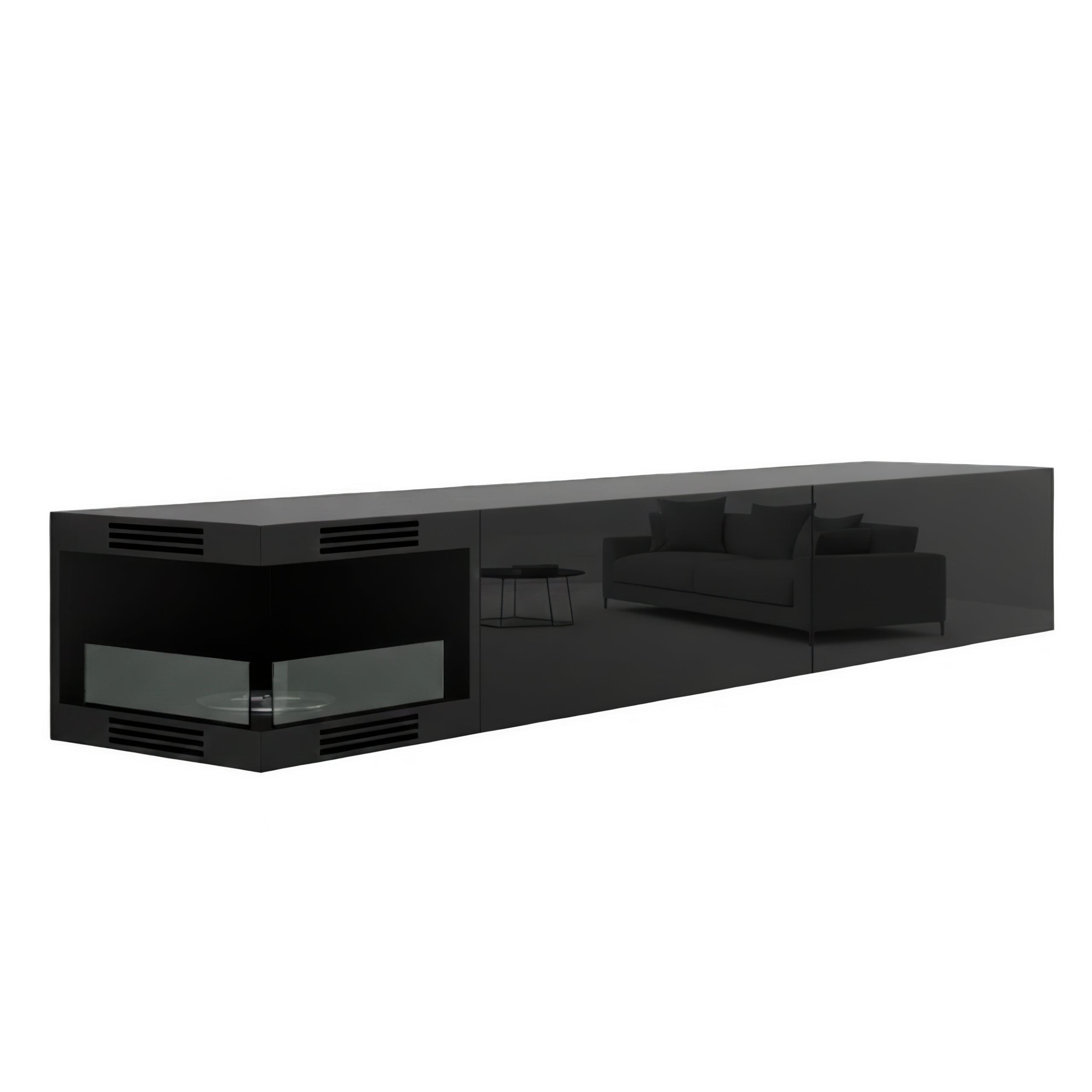 Wuun Living - TV-Board Somero Kamin Ecke I...