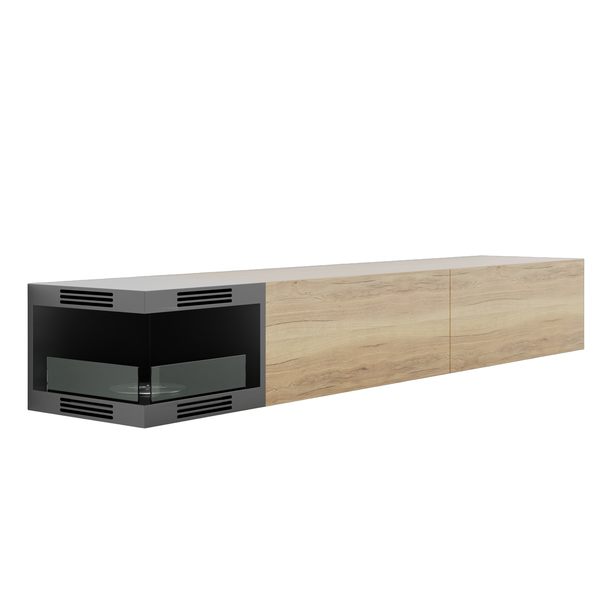 Wuun Living - TV-Board Somero Kamin Ecke I...