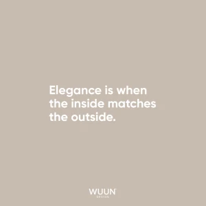 ELEGANCE IS WHEN...